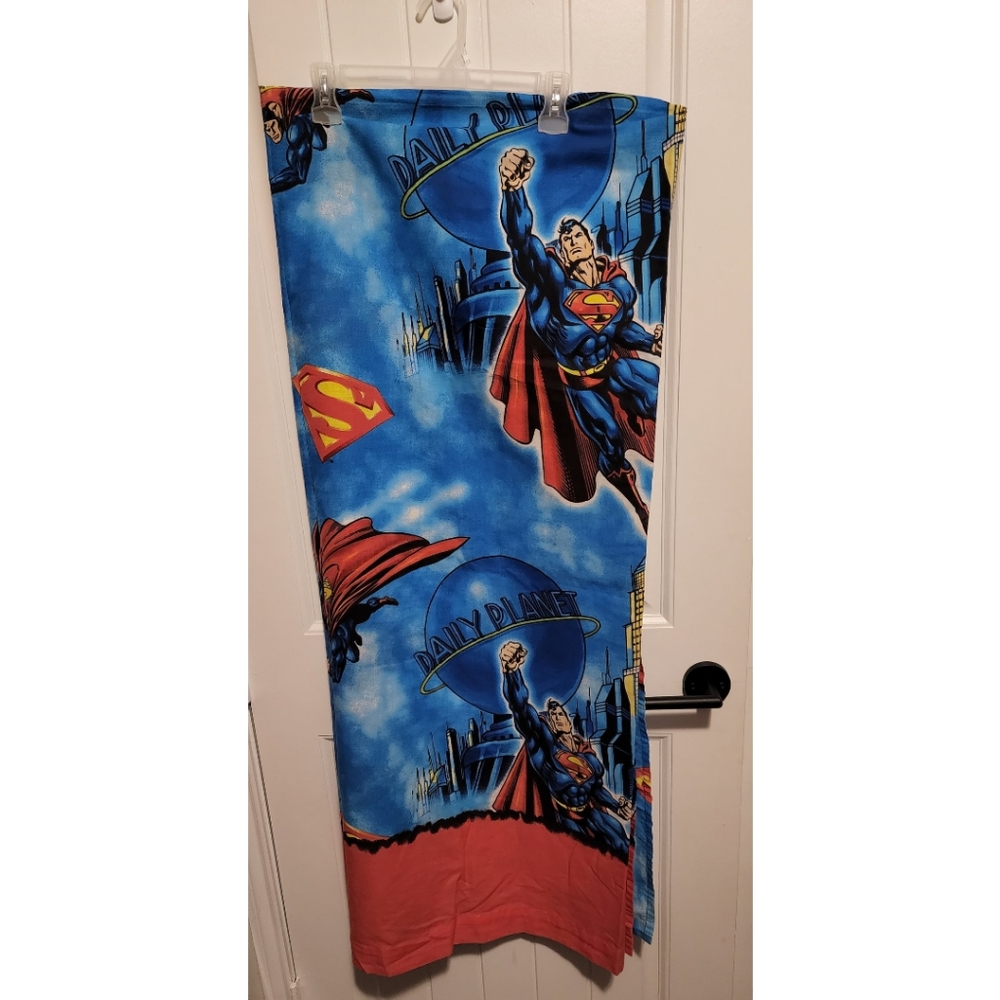 Vintage DC Comics Superman full size flat sheet